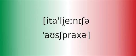 Italienische Aussprache – italien.de